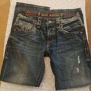 ROCK REVIVAL Mens jeans- ( 33x32 )